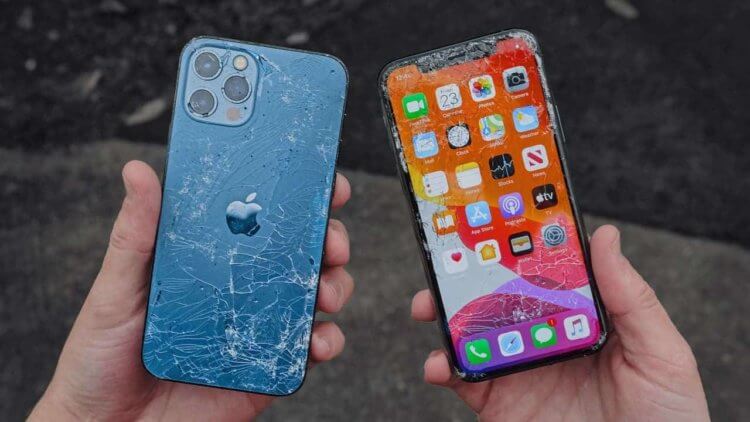 Раньше такие повреждения iPhone считались несовместимыми с жизнью